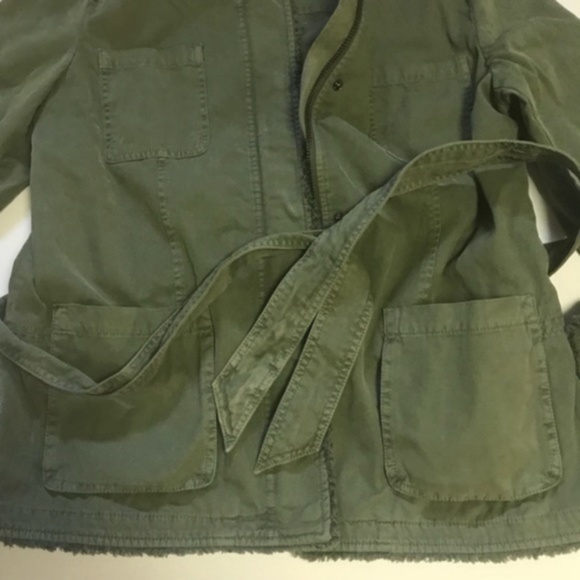 Banana Republic Wrap Military Jacket Size L - Picture 3 of 8